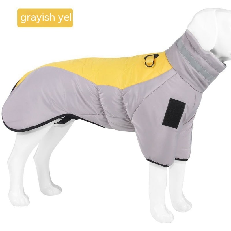 Dog Winter Coat with Waterproof Shell and Reflective Stripe for Large - Image 3