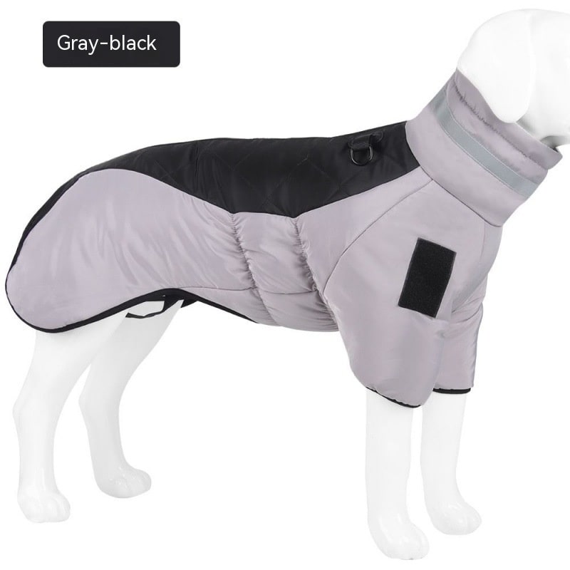 Dog Winter Coat with Waterproof Shell and Reflective Stripe for Large - Image 4