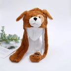 Interactive Bunny Ears Hat for Kids and Adults – Cute Plush Hat with Moving Ears for Play, Costumes and Gifts