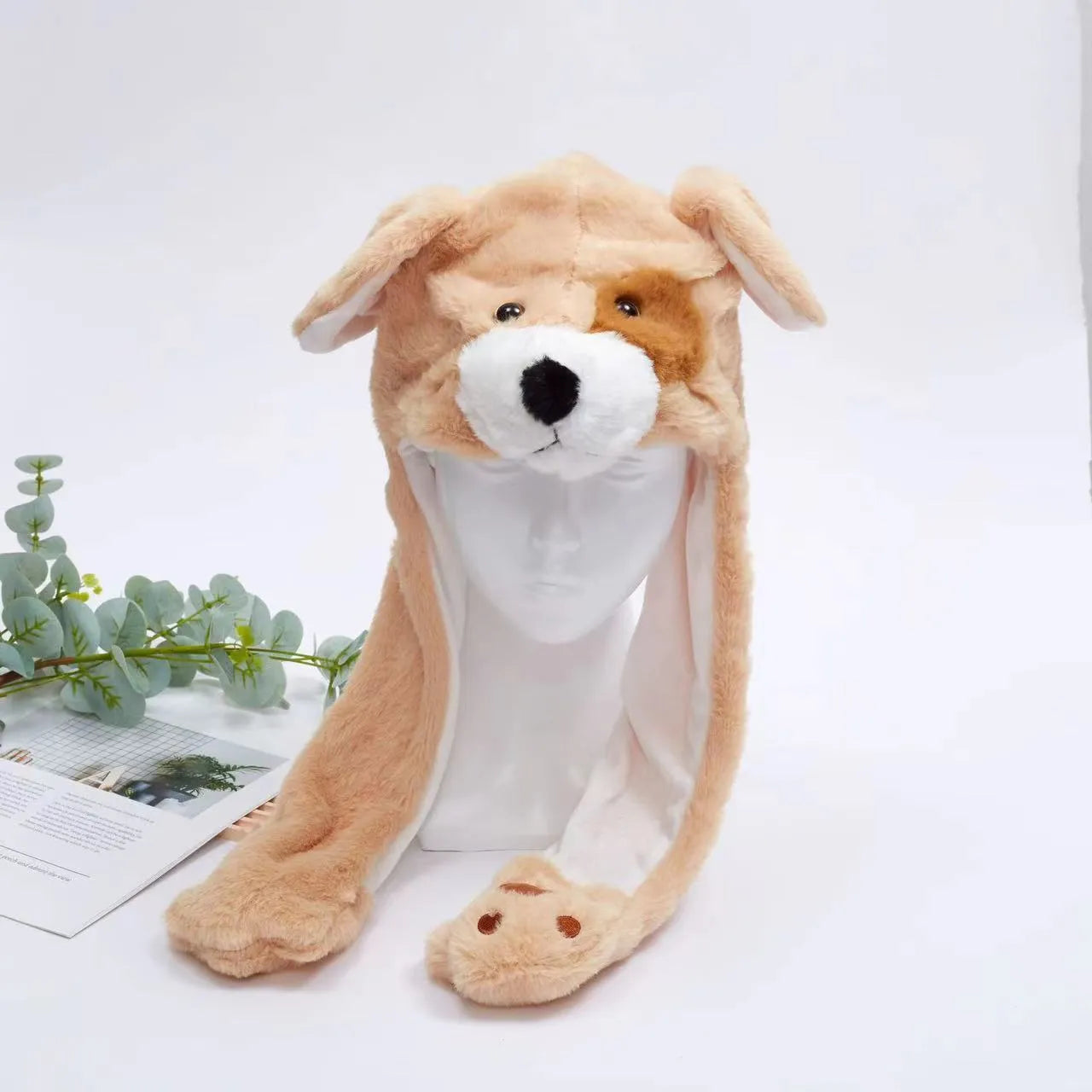 Interactive Bunny Ears Hat for Kids and Adults – Cute Plush Hat with Moving Ears for Play, Costumes and Gifts