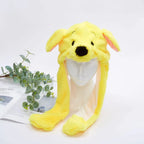 Interactive Bunny Ears Hat for Kids and Adults – Cute Plush Hat with Moving Ears for Play, Costumes and Gifts