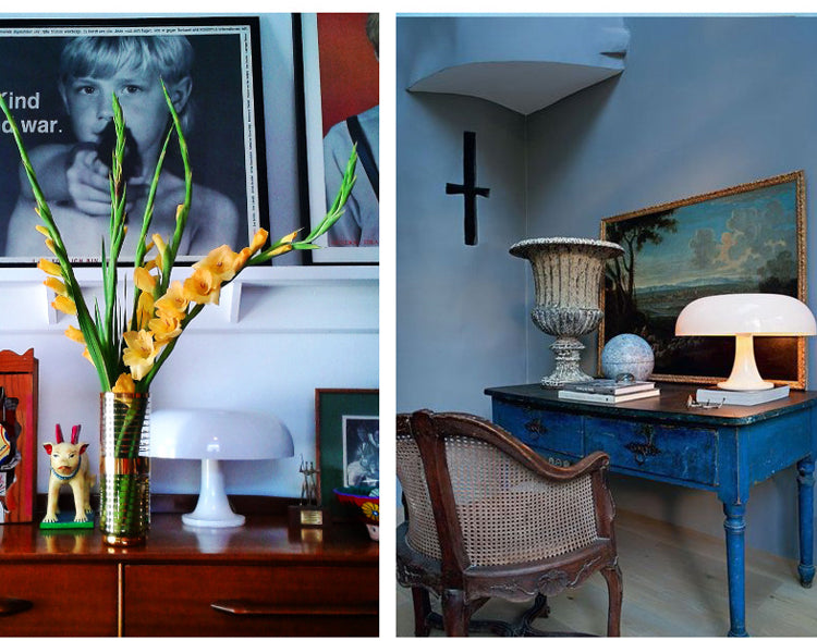 Minimalist LED Mushroom Table Lamp for Bedroom and Living Room – Modern Ambient Lighting for Stylish Home Decor