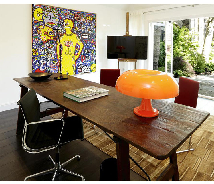 Minimalist LED Mushroom Table Lamp for Bedroom and Living Room – Modern Ambient Lighting for Stylish Home Decor