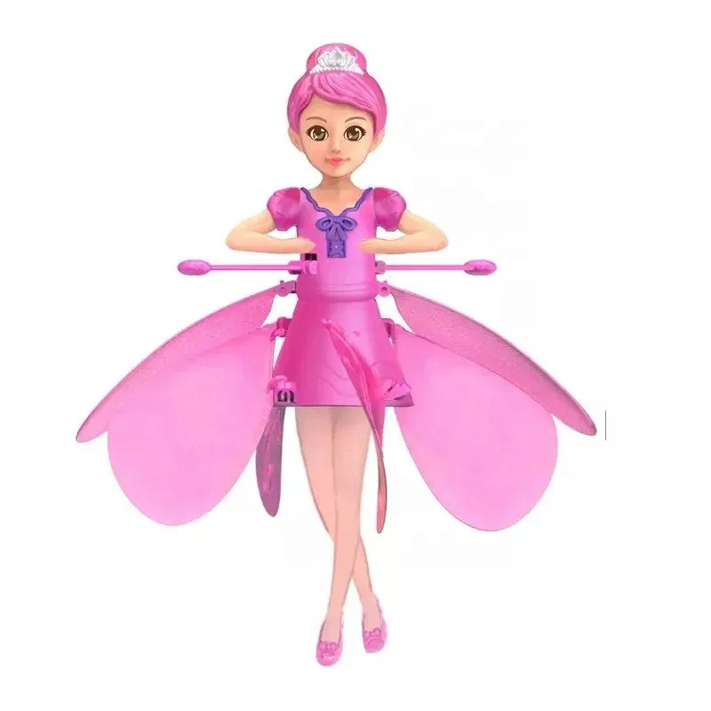 LIGHT-UP FLYING DOLL - DANCE SIMULATION & GESTURE CONTROL - ENCHANTING FLYING TOY FOR KIDS