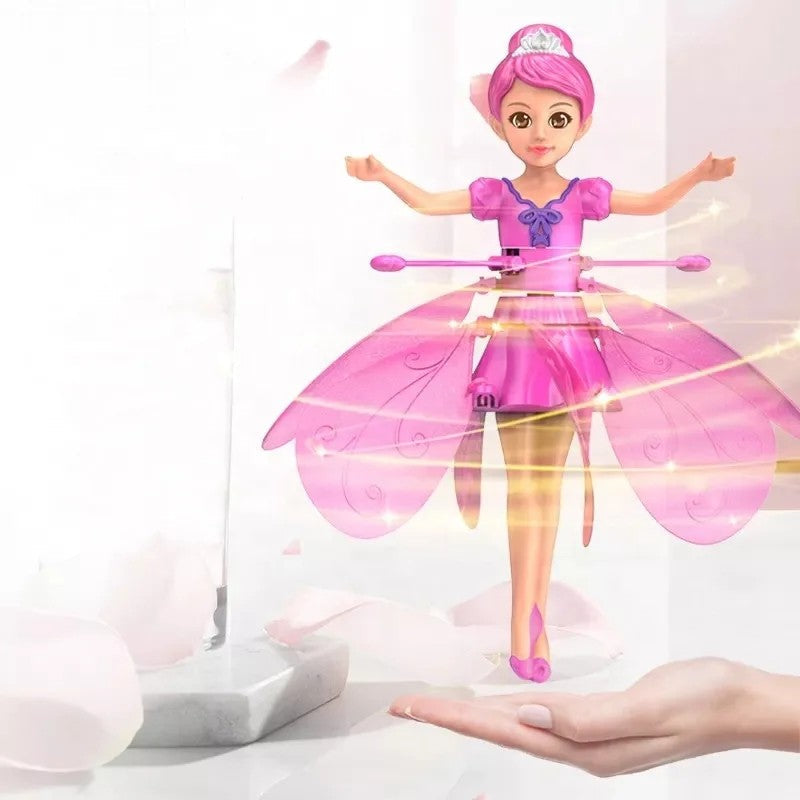 LIGHT-UP FLYING DOLL - DANCE SIMULATION & GESTURE CONTROL - ENCHANTING FLYING TOY FOR KIDS