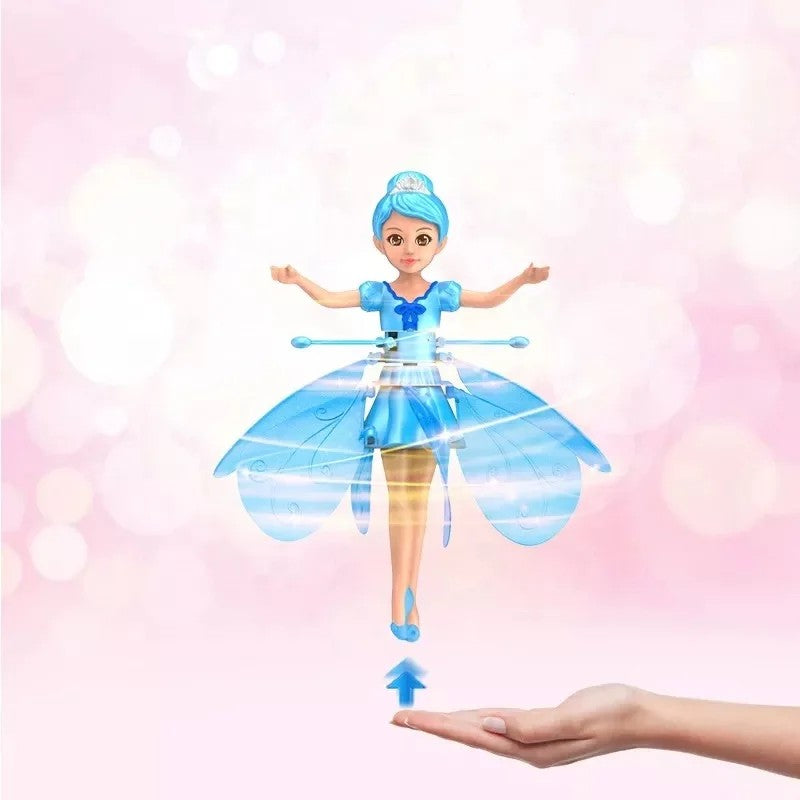 LIGHT-UP FLYING DOLL - DANCE SIMULATION & GESTURE CONTROL - ENCHANTING FLYING TOY FOR KIDS