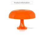 Minimalist LED Mushroom Table Lamp for Bedroom and Living Room – Modern Ambient Lighting for Stylish Home Decor
