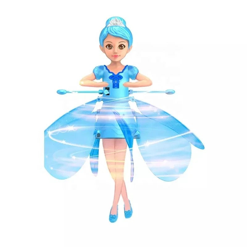 LIGHT-UP FLYING DOLL - DANCE SIMULATION & GESTURE CONTROL - ENCHANTING FLYING TOY FOR KIDS