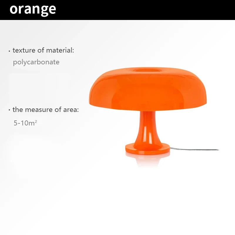 Minimalist LED Mushroom Table Lamp for Bedroom and Living Room – Modern Ambient Lighting for Stylish Home Decor