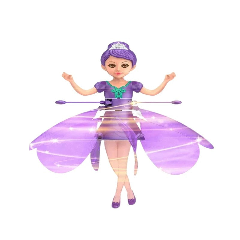 LIGHT-UP FLYING DOLL - DANCE SIMULATION & GESTURE CONTROL - ENCHANTING FLYING TOY FOR KIDS