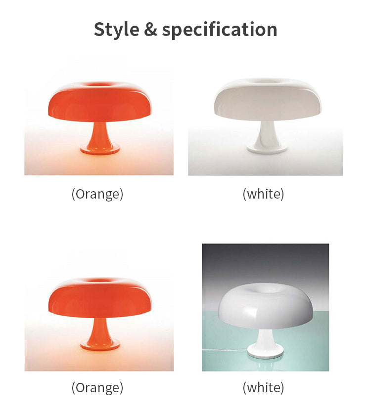 Minimalist LED Mushroom Table Lamp for Bedroom and Living Room – Modern Ambient Lighting for Stylish Home Decor