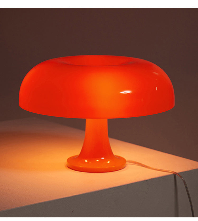 Minimalist LED Mushroom Table Lamp for Bedroom and Living Room – Modern Ambient Lighting for Stylish Home Decor