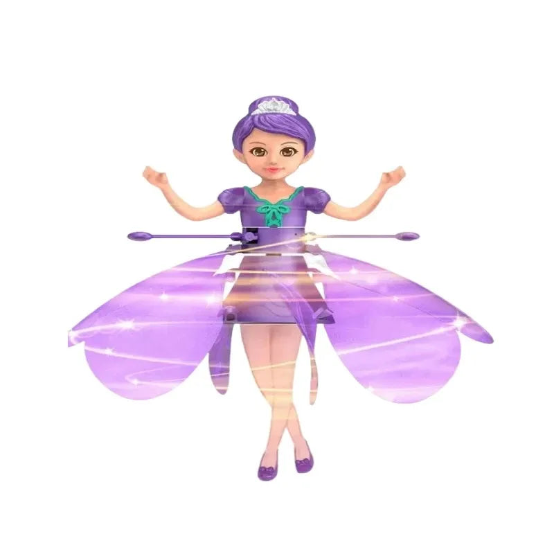 LIGHT-UP FLYING DOLL - DANCE SIMULATION & GESTURE CONTROL - ENCHANTING FLYING TOY FOR KIDS