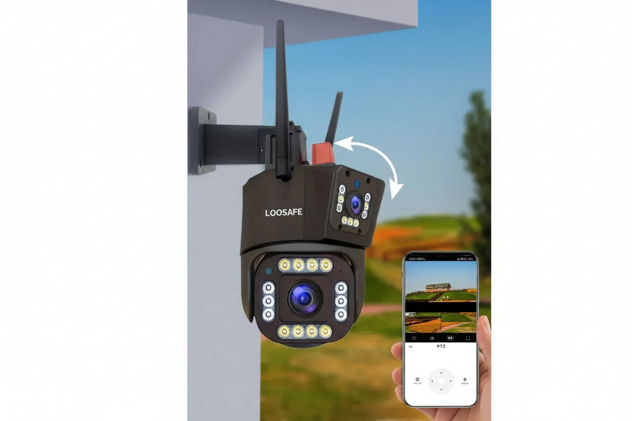 Wireless Security Camera with Solar Panel