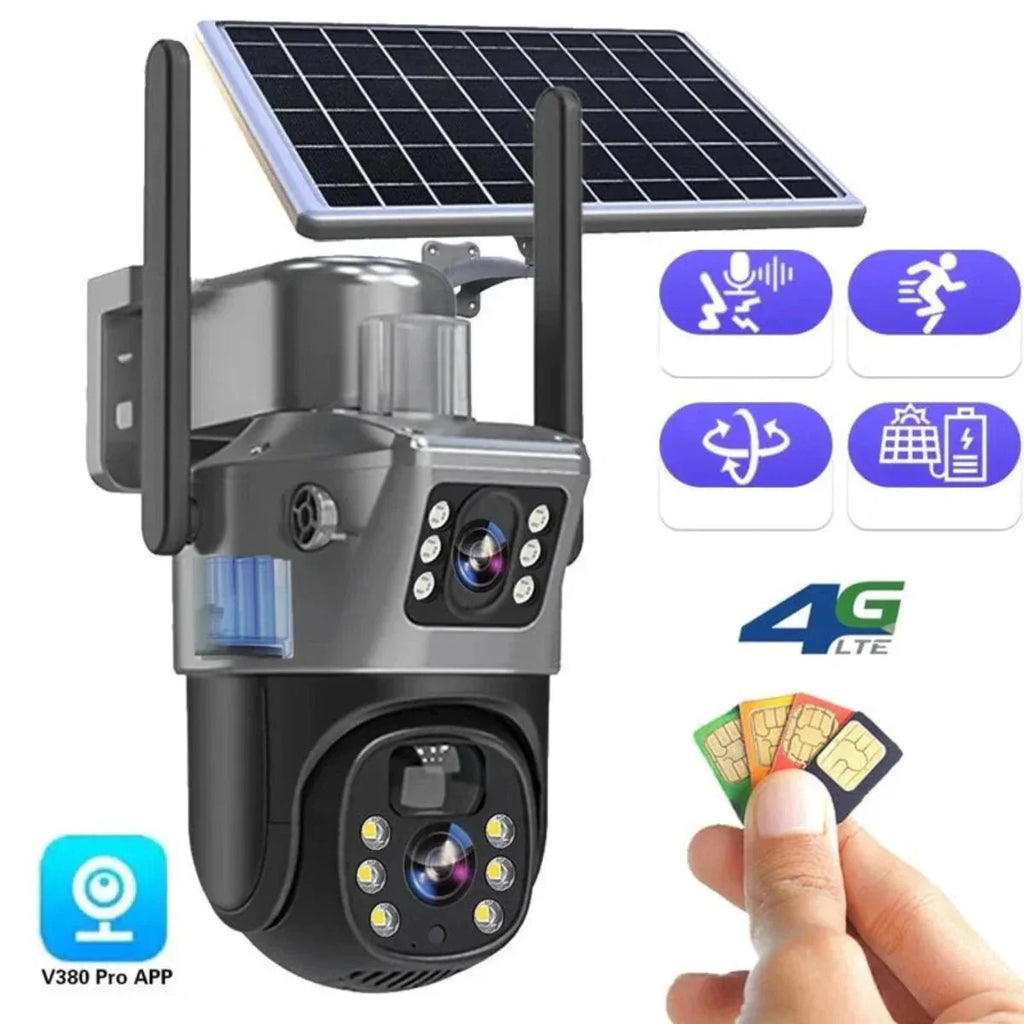 Wireless Security Camera with Solar Panel