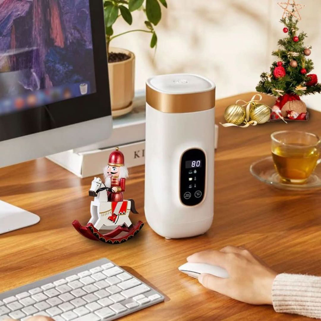 Portable Travel Mug for Hot Beverages – Insulated Cup for Coffee and Tea on the Go