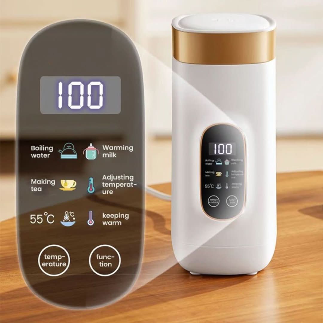 Portable Travel Mug for Hot Beverages – Insulated Cup for Coffee and Tea on the Go