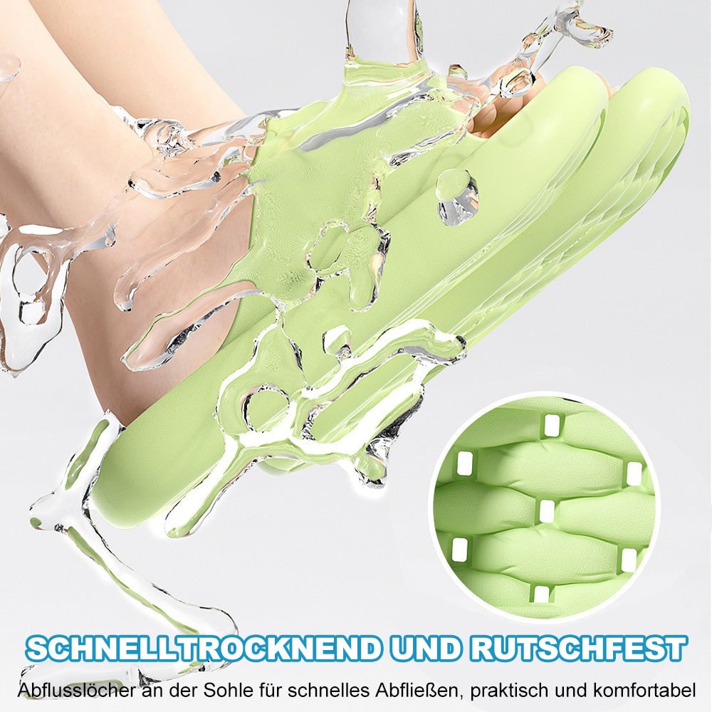 Drainage Hole Shower Slides Anti Slip Soft Foam Quick Dry Eva Bathroom Slip-on Sandals - Image 2