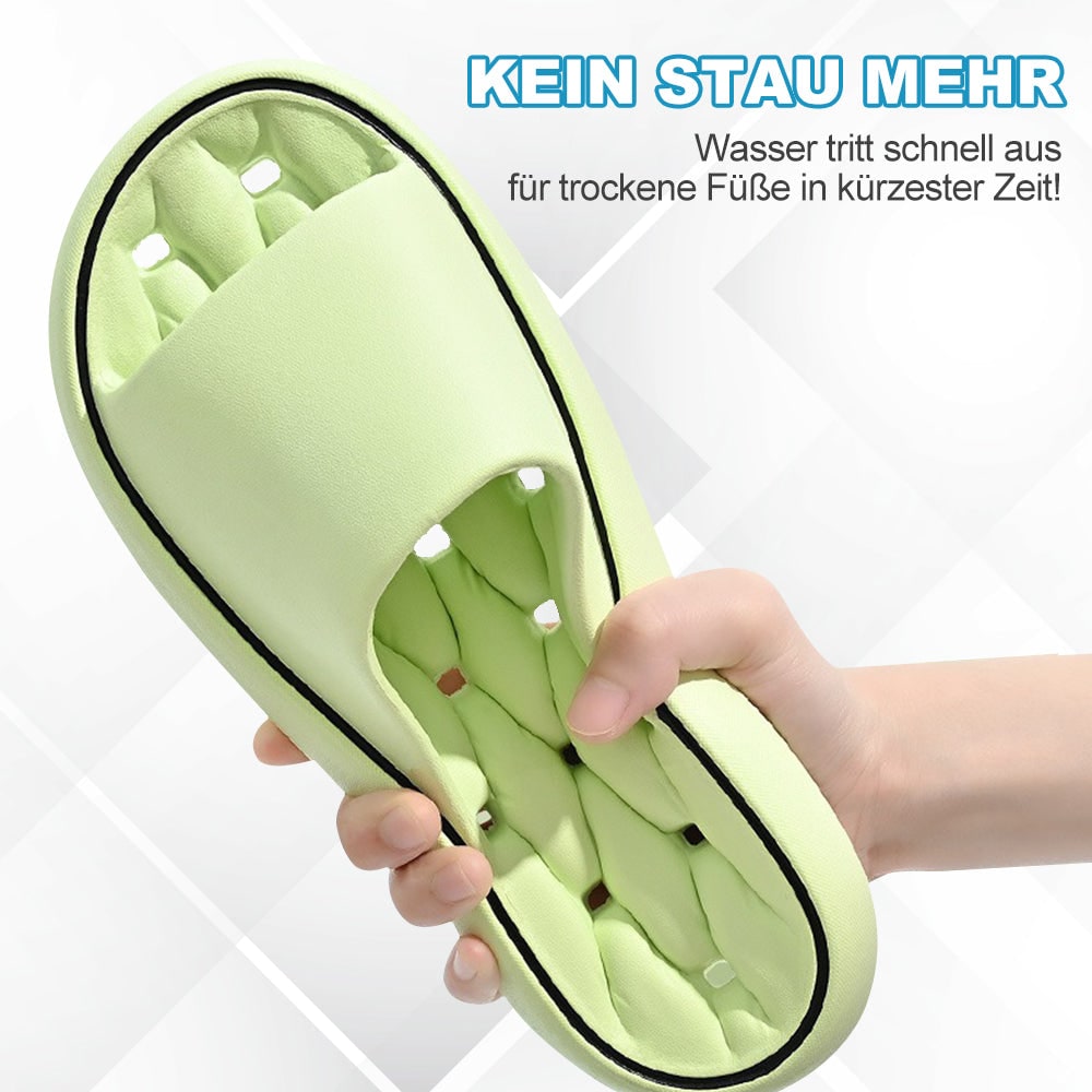 Drainage Hole Shower Slides Anti Slip Soft Foam Quick Dry Eva Bathroom Slip-on Sandals - Image 3