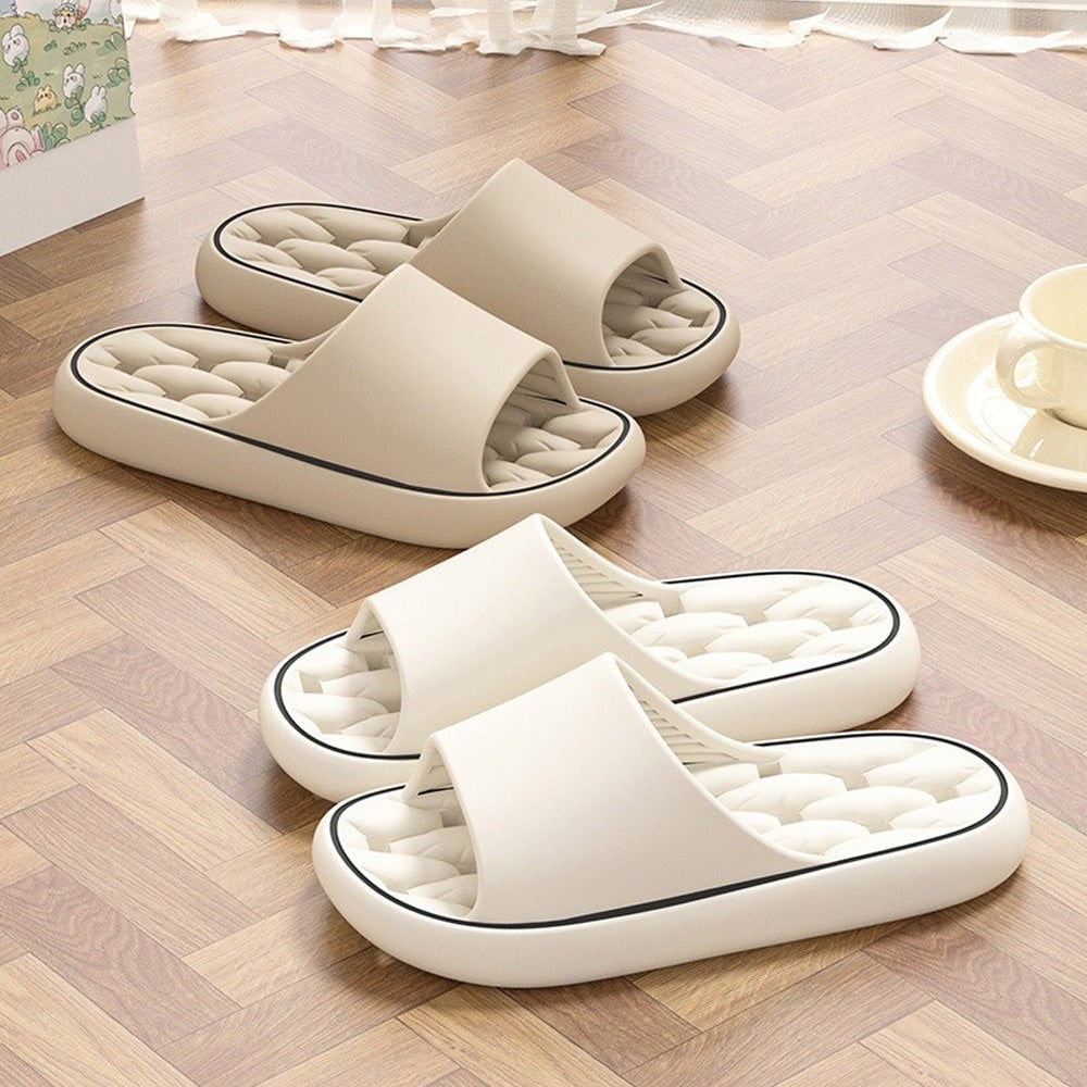 Drainage Hole Shower Slides Anti Slip Soft Foam Quick Dry Eva Bathroom Slip-on Sandals - Image 7