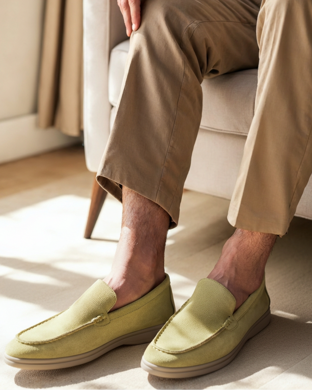 Luxury Suede Loafers with Classic Elegance