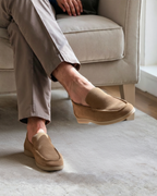 Luxury Suede Loafers with Classic Elegance
