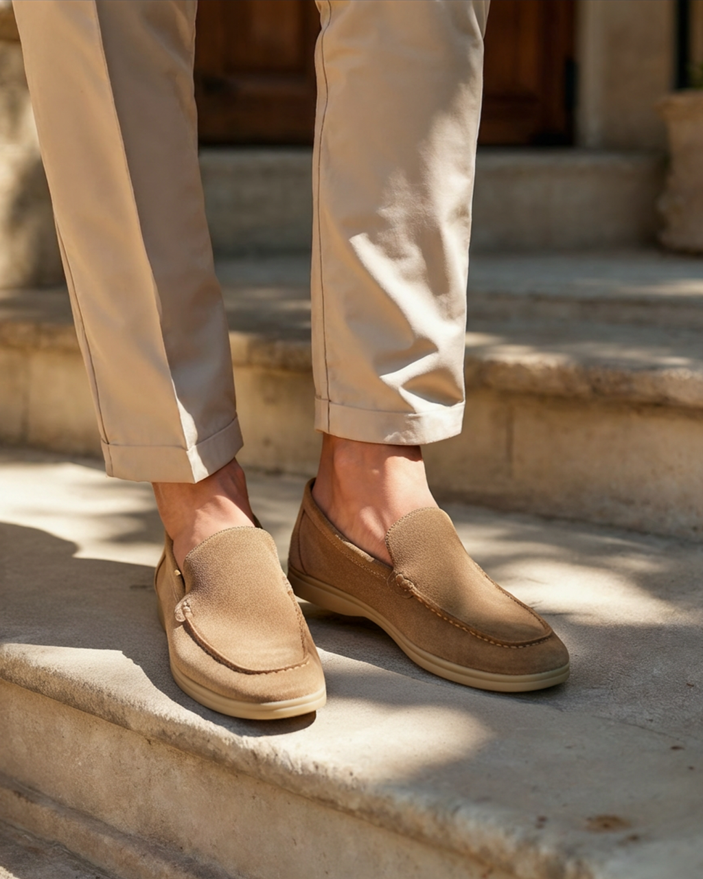 Luxury Suede Loafers with Classic Elegance