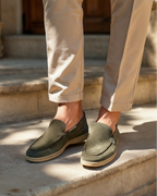 Luxury Suede Loafers with Classic Elegance