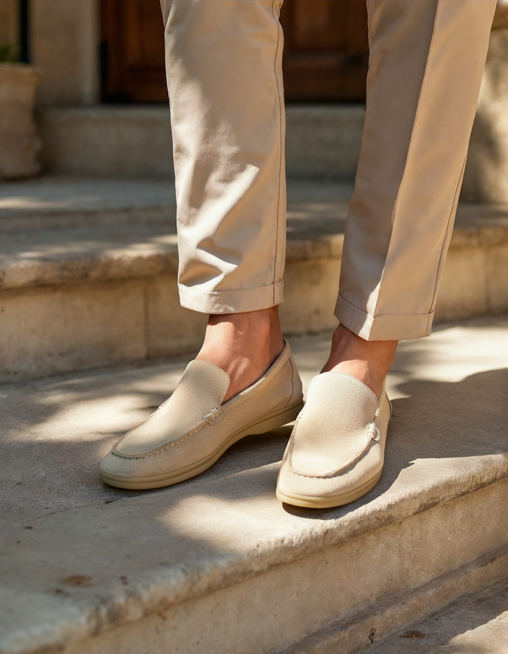 Luxury Suede Loafers with Classic Elegance