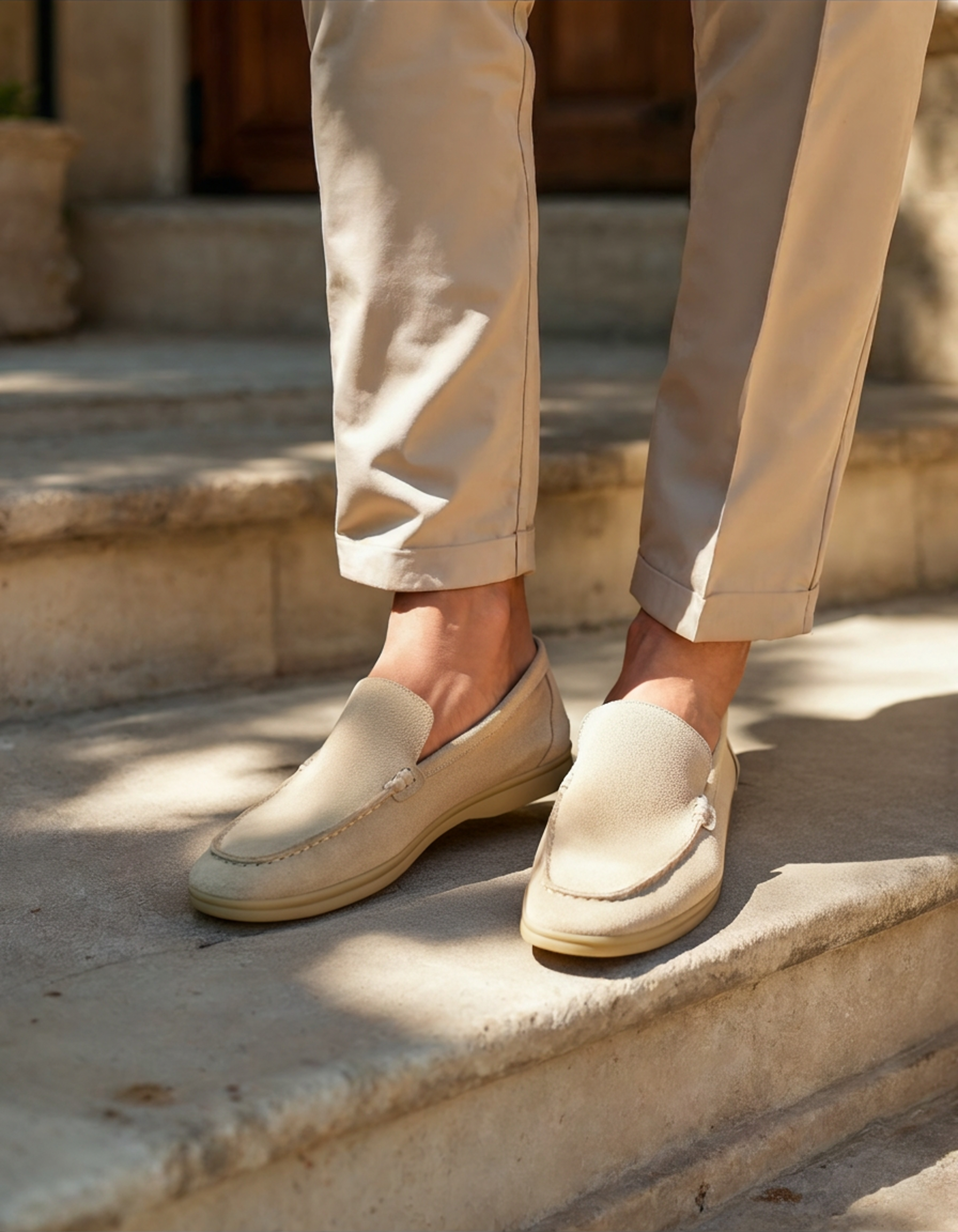 Luxury Suede Loafers with Classic Elegance