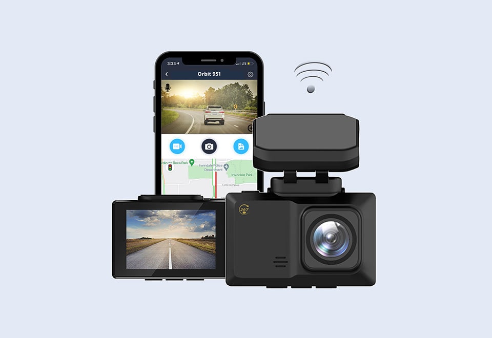 Dual Camera Car Dashboard with Lcd Screen and Wi-Fi - Image 4