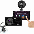Dual Dash Cam 1080p Full HD Car Camera with Front and Rear View Lcd Screen and Waterproof - Image 1