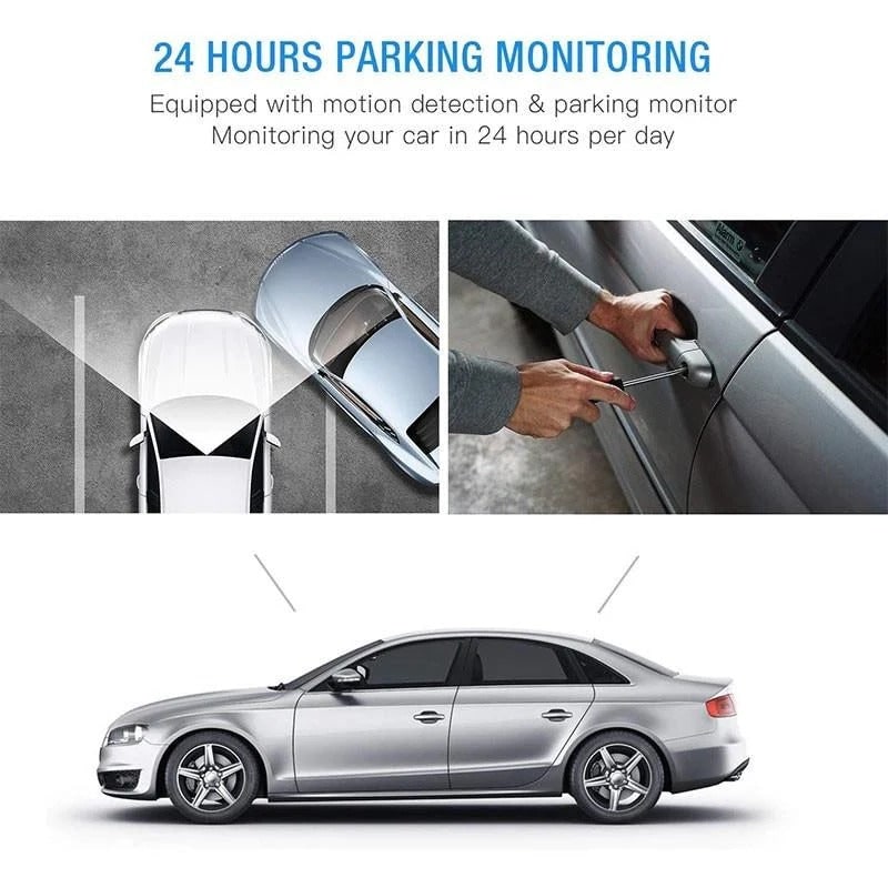 Dual Dash Cam 1080p Full HD Car Camera with Front and Rear View Lcd Screen and Waterproof - Image 8