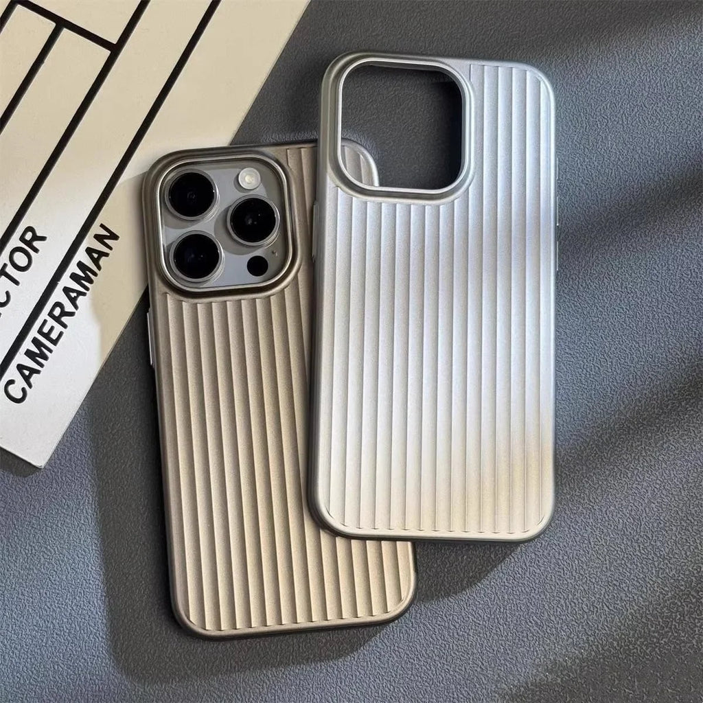 Dust Proof Iphone Case Ribbed Texture Matte Finish Slim Profile Raised Camera Protection - Image 2