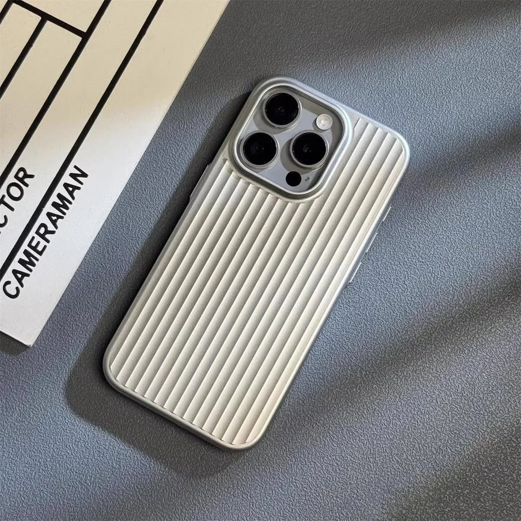 Dust Proof Iphone Case Ribbed Texture Matte Finish Slim Profile Raised Camera Protection - Image 7