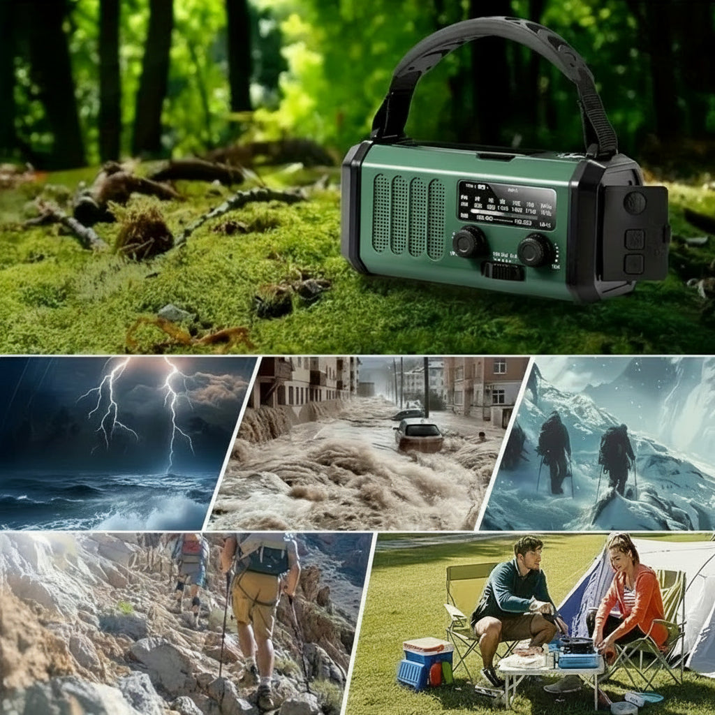Multifunctional Emergency Radio – Compact All-In-One Preparedness Device