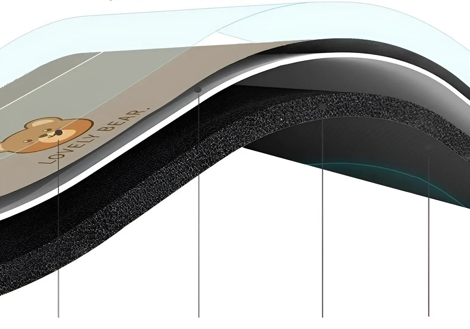 Fast-Drying Ultra-Absorbent Non-Slip Kitchen Mat - SplashEase