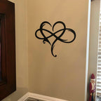 Infinite Heart Iron Wall Art - Timeless Love Design