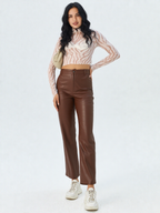 Noctra Faux Leather Pants