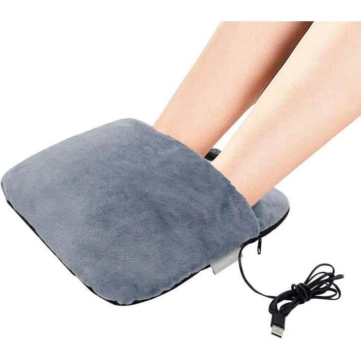 Electric Foot Warmer and Shiatsu Massager with Heat and Vibration Massage Pouch Heated - Image 2