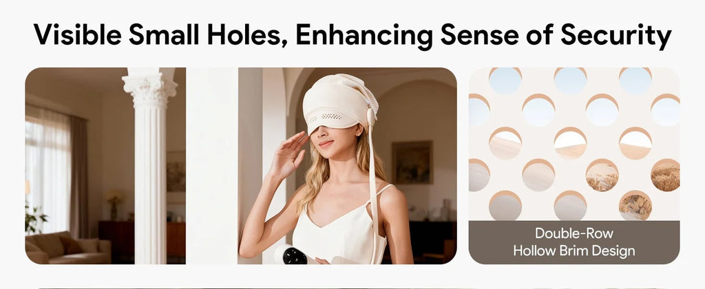 Electric Head and Scalp Massager Eye Compress and Air Pressure Heated Therapy And Stone Massage - Image 12