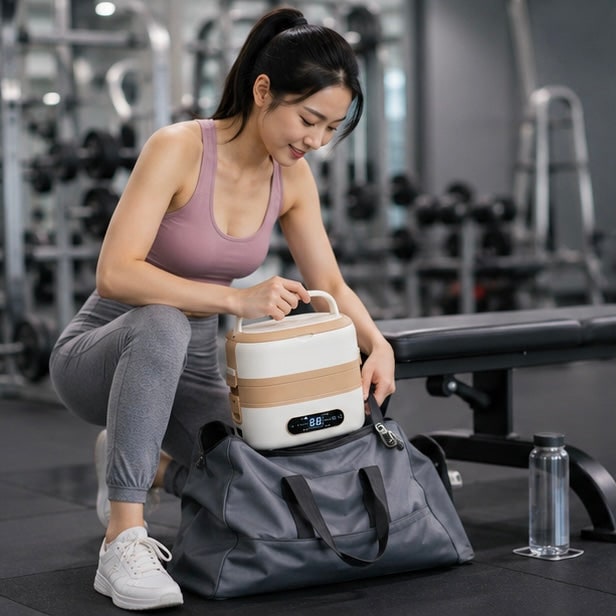 Electric Heated Bento Box Lunch Bag with Stainless Steel Containers and Portable Food Warmer - Image 17