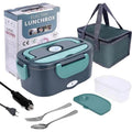 Electric Heated Insulated Lunch Box Warmer with Stainless Steel Tray and Portable Carrying Handle - Image 1