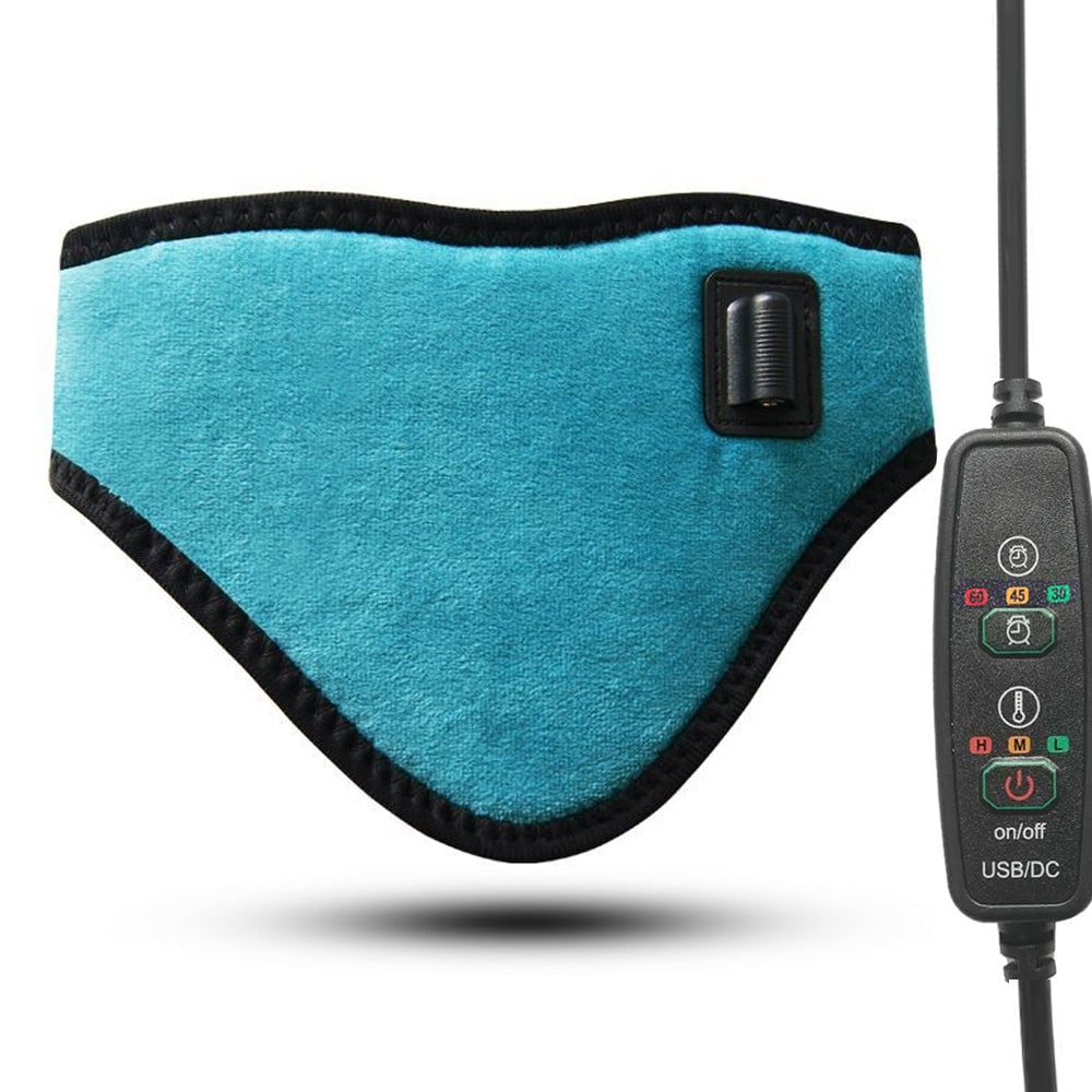 Electric Heated Neck Wrap and Heating Pad with USB Controller and Heat Settings Pillow - Image 4