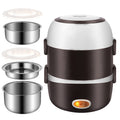Electric Heating Lunch Box with Stainless Steel Bowls and Detachable Power Cord Heated - Image 7