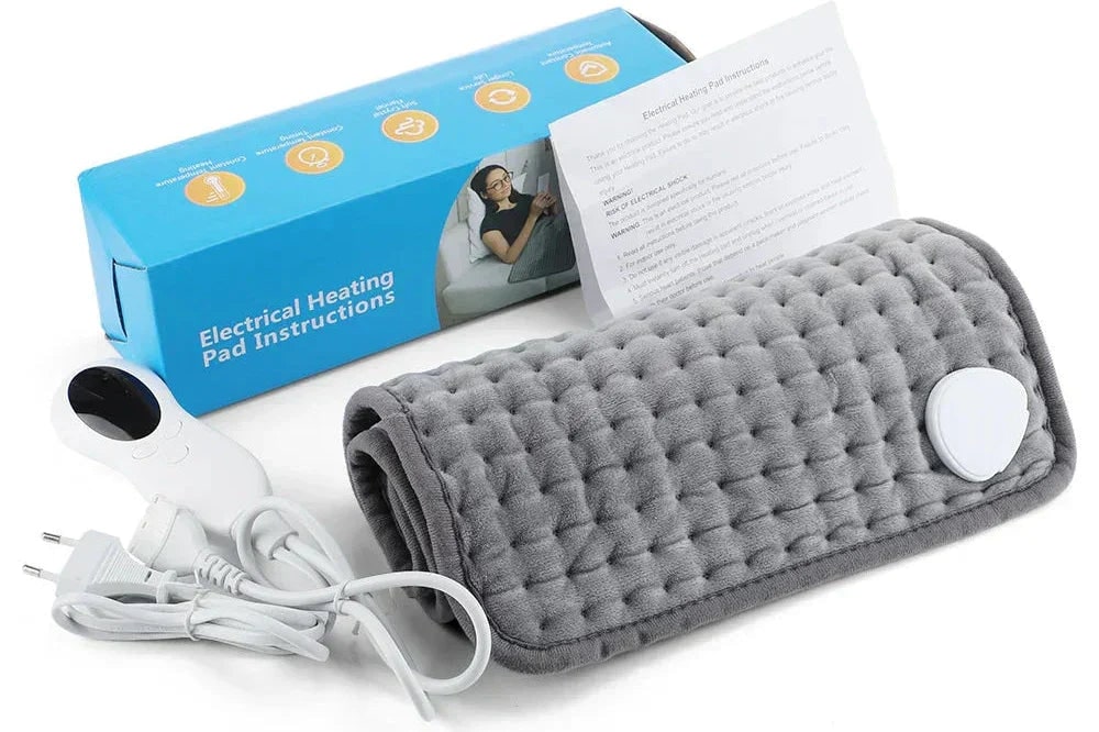 Electric Heating Pad for Lower Back and Neck with Moist Heat Digital Controller and Portable Design - Image 2