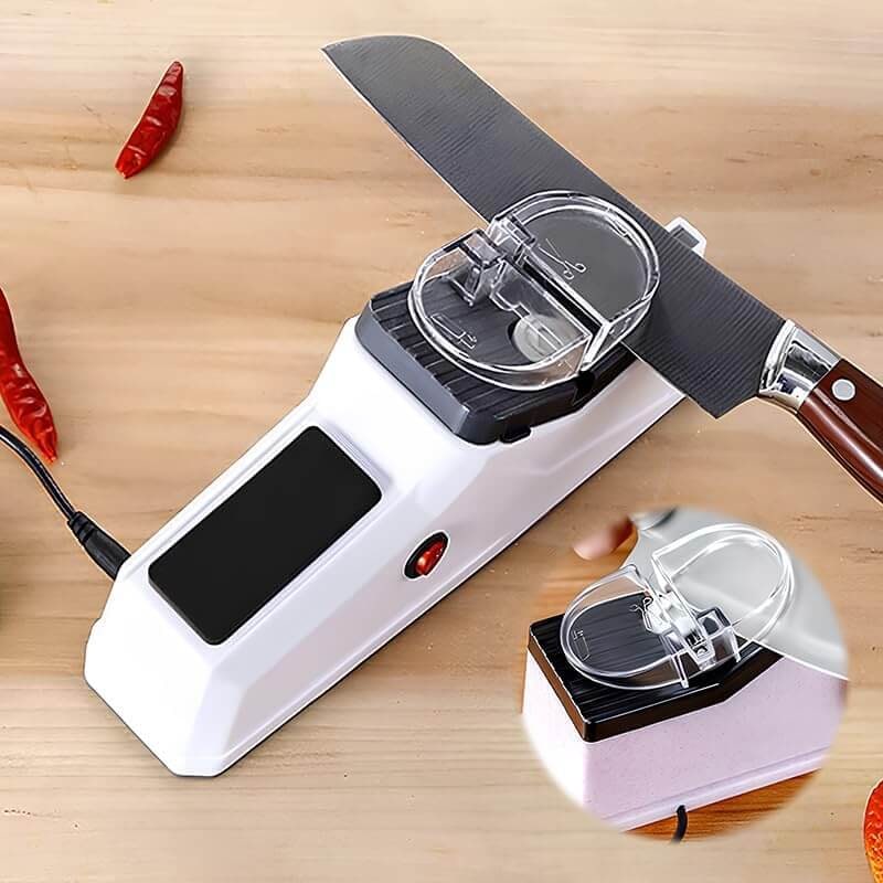 Electric Knife Sharpener USB Rechargeable Scissors Portable Non Slip - Image 1