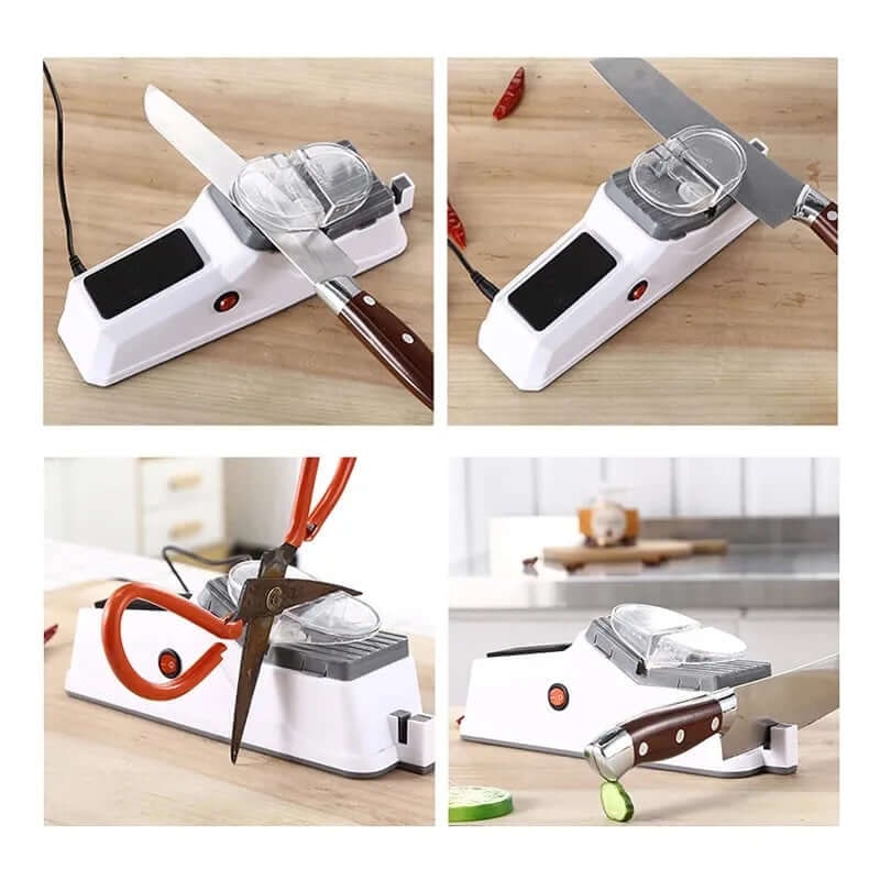 Electric Knife Sharpener USB Rechargeable Scissors Portable Non Slip - Image 2