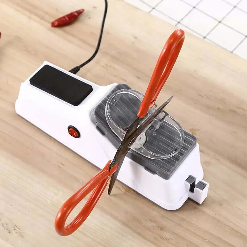 Electric Knife Sharpener USB Rechargeable Scissors Portable Non Slip - Image 4