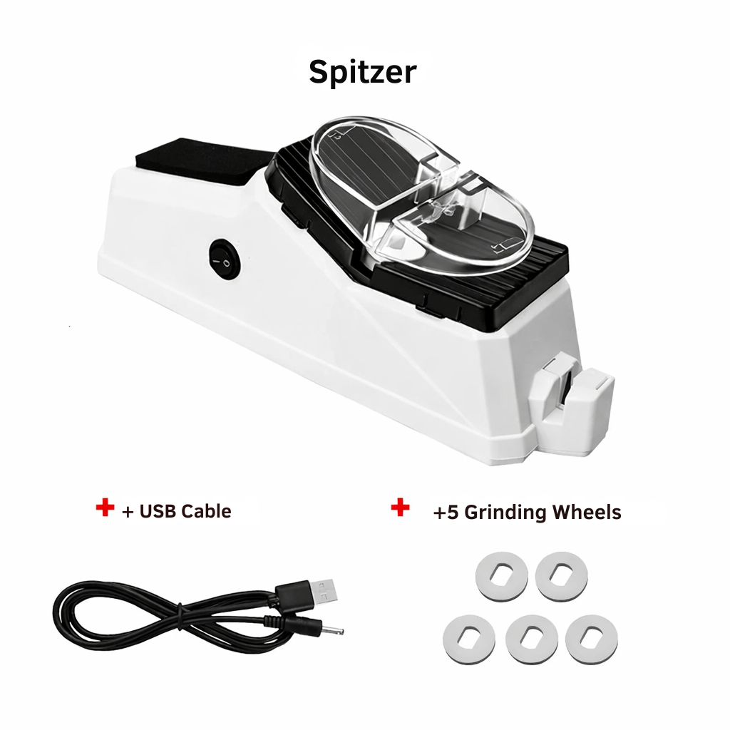 Electric Knife Sharpener USB Rechargeable Scissors Portable Non Slip - Image 5